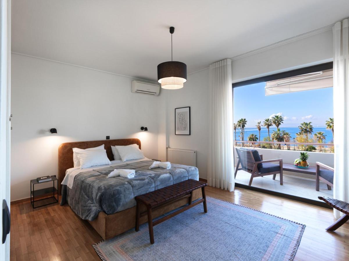 Sea View Luxurious Flat - Athens Coast. Appartamento Esterno foto